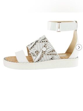 Nicholas Kirkwood x Peter Pilotto Made in Italy Patent Leather Laser-Cut Sandals
